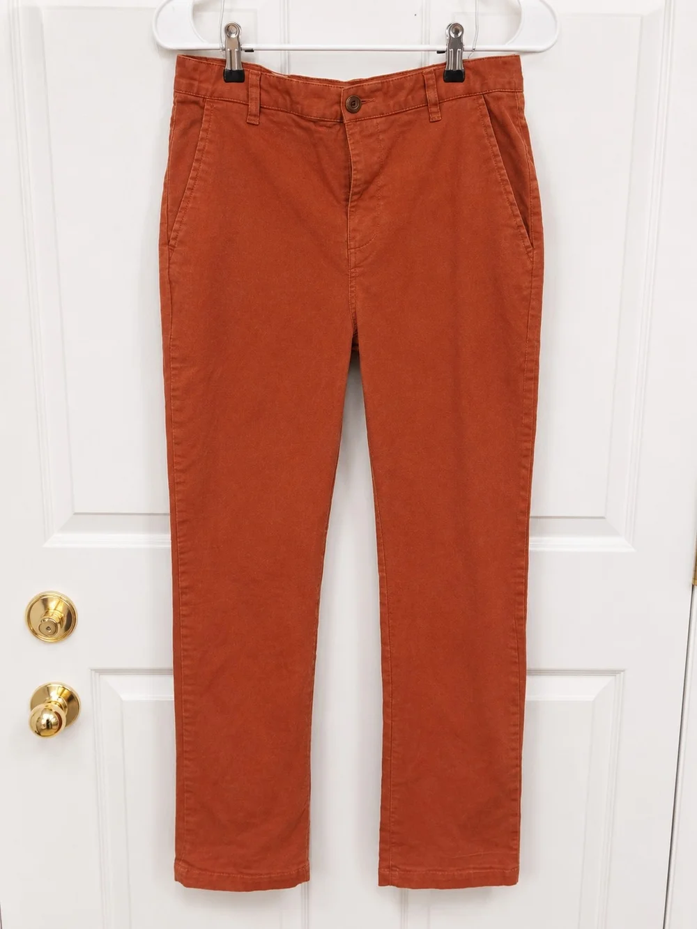 Old Navy Rust Orange Casual Kids Chino Pants Size 16 Boy